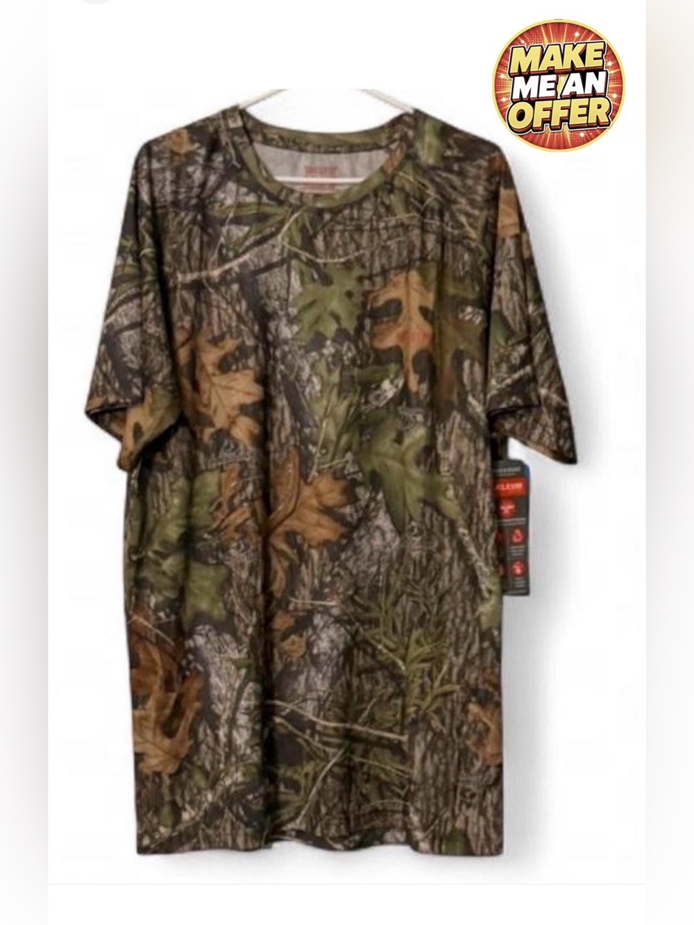 Brand New Men's Haeleum Camo Short-Sleeve Tee - Green/Brown - SZ XL